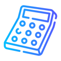 Motor vehicle accident calculator icon
